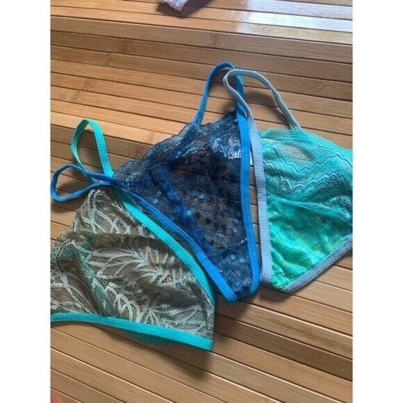 NEW Women’s 9 Pair Lace G-String Thong Set XS/S - Picture 8 of 10